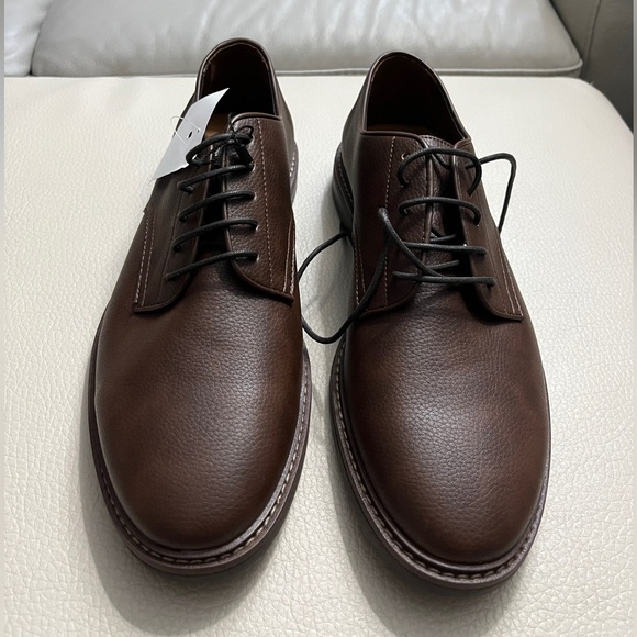 Zara Men’s Leather Oxford Dress Shoes - EU 44 / US 11 - Picture 2 of 6